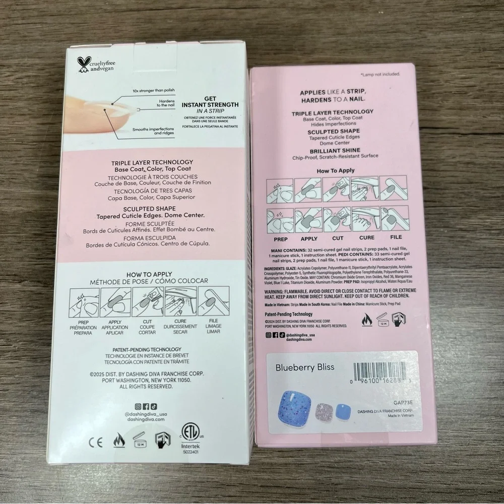 Dashing Diva Starter Kit UV Gel Wrap Mani & Pedi Bundle